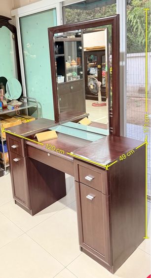 โต๊ะเครื่องแป้งสี dark oak รูปที่ 11