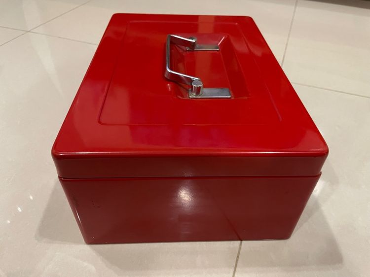 Diamond DM-40 กล่องเซฟนิรภัย ตู้เซฟ กล่องเซฟแต่งงาน เก็บเงิน เก็บเครื่องเพชร สีเเดง รูปที่ 6