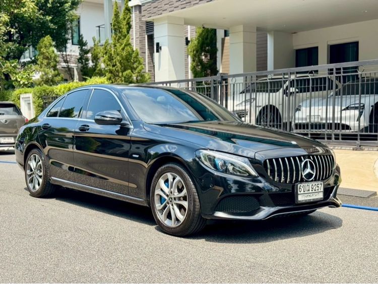 Mercedes-Benz C-Class 2017 C350 Sedan ไฮบริด ไม่ติดแก๊ส เกียร์อัตโนมัติ ดำ รูปที่ 2