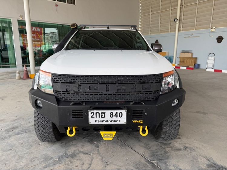 Ford Ranger 2013 2.0 Hi-Rider XLT Pickup ดีเซล ไม่ติดแก๊ส เกียร์อัตโนมัติ ขาว รูปที่ 3