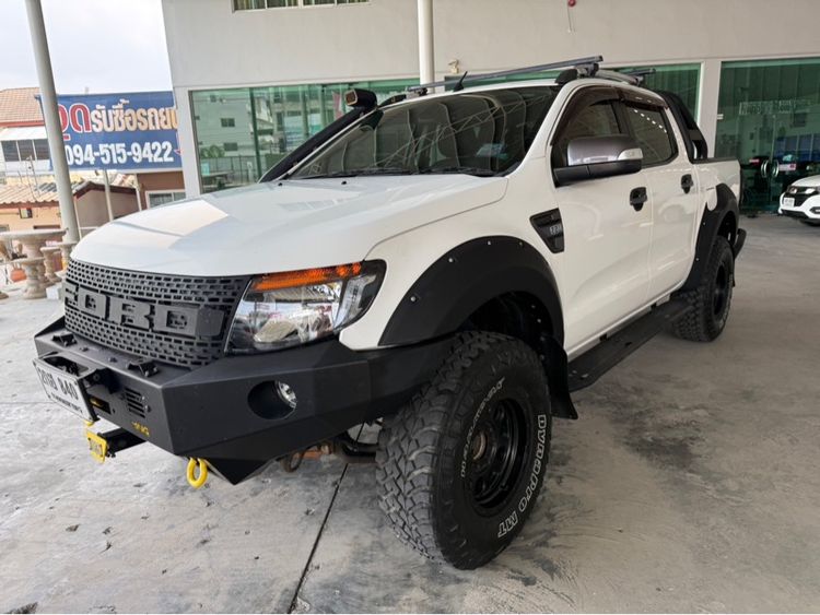 Ford Ranger 2013 2.0 Hi-Rider XLT Pickup ดีเซล ไม่ติดแก๊ส เกียร์อัตโนมัติ ขาว รูปที่ 2