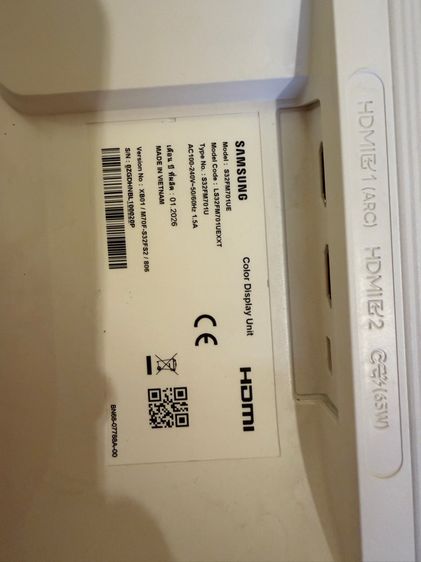 ขายหน้าจอสมาร์ทมอนิเตอร์ 4K Samsung Smart Monitor M7 32 นิ้ว สีขาวมินิมอล สภาพนางฟ้า ผลิตปี 2026 รูปที่ 4