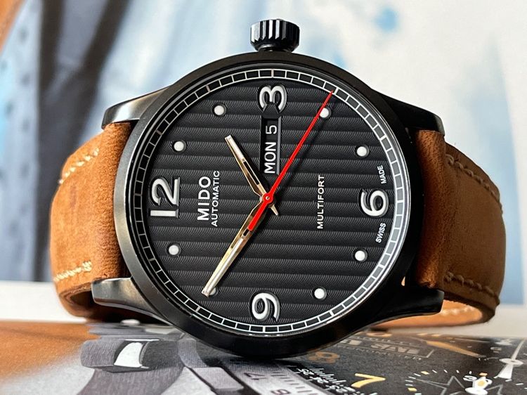 รับเทรด Mido Multifort Automatic กล่องใบครบ สภาพ95 รูปที่ 9