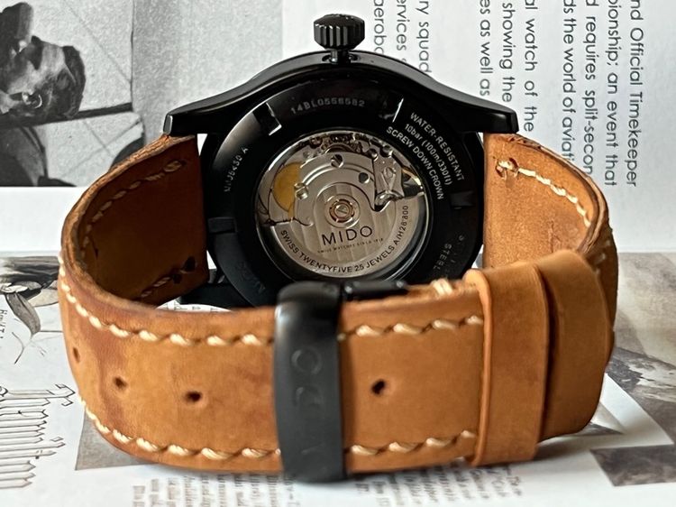 รับเทรด Mido Multifort Automatic กล่องใบครบ สภาพ95 รูปที่ 6