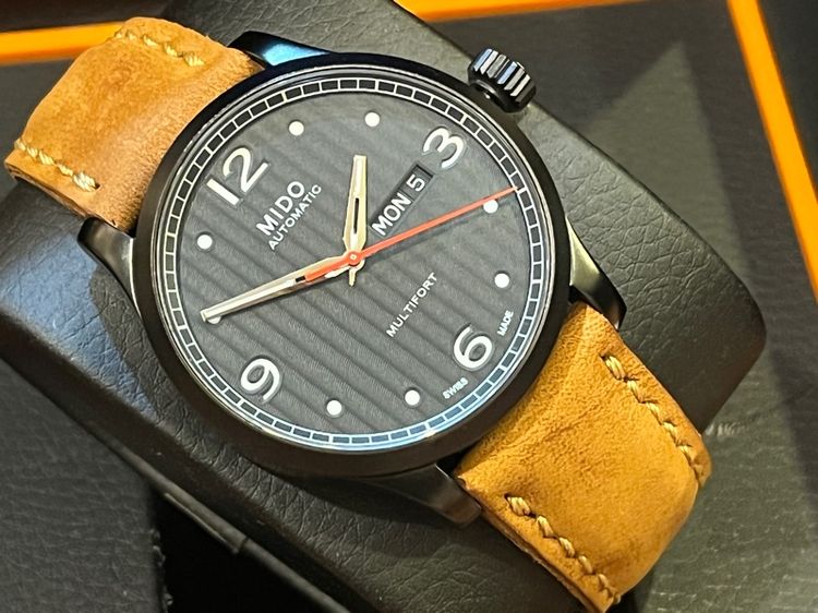 รับเทรด Mido Multifort Automatic กล่องใบครบ สภาพ95 รูปที่ 11