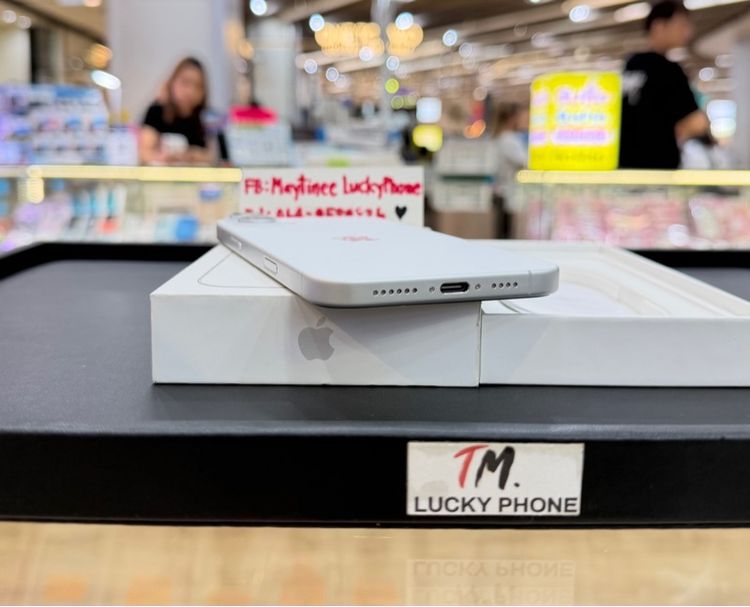 ประกันศูนย์ถึง 7 กรกฎาคม 2569 iPhone 16Plus ความจุ 128G สีขาวเครื่องสวยมาก รูปที่ 4