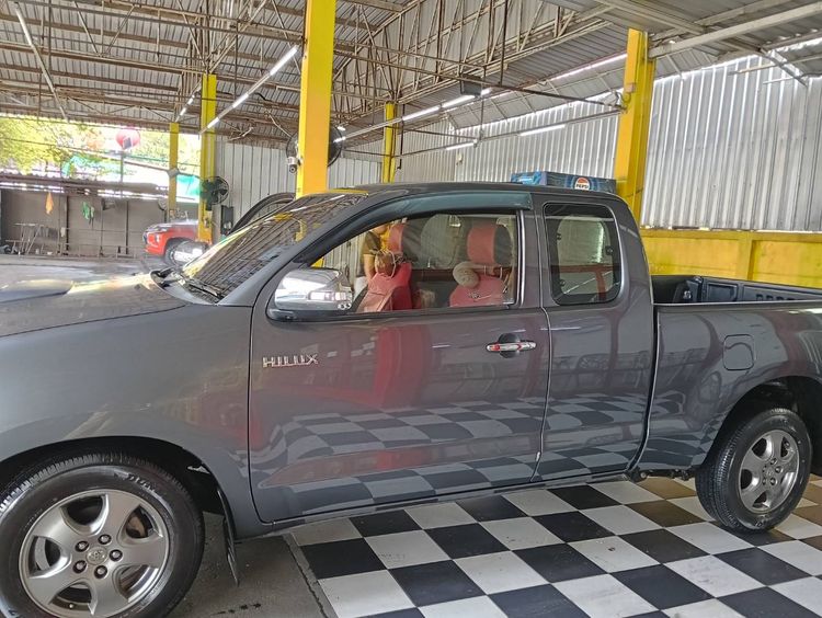 Toyota Hilux Vigo Champ 2012 Smart Cab 2.5 E Pickup ดีเซล ไม่ติดแก๊ส เกียร์ธรรมดา เทา รูปที่ 2