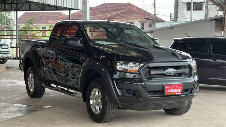 Ford Ranger 2017 2.2 Hi-Rider XL Plus Pickup ดีเซล ไม่ติดแก๊ส เกียร์ธรรมดา ดำ รูปที่ 3