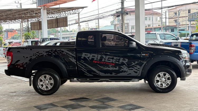 Ford Ranger 2017 2.2 Hi-Rider XL Plus Pickup ดีเซล ไม่ติดแก๊ส เกียร์ธรรมดา ดำ รูปที่ 4