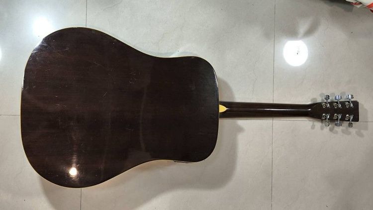 ขายกีต้าร์วินเท็จ Cat eye CE200 made in japan  มีภาคไฟฟ้า fishman มีจูนเนอร์ เสียงดี สายไม่สูงเล่นง่าย  ราคา 5,200 บาท สนใจโทร 081-8421619 รูปที่ 4