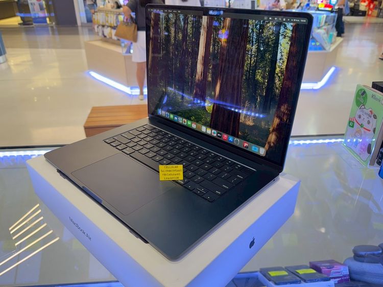 Macbook Air 15 M4 256GB Ram16 GPU10 KeyEN ประกันศูนย์ไทยเกือบปี ครบกล่อง รูปที่ 3
