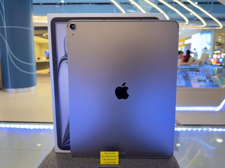 iPad Air7 13 M3 128GB ใส่ซิม ประกันศูนย์6เดือนกว่า ครบกล่อง