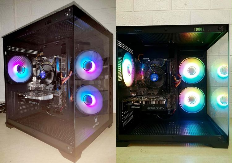 💥 Com ทำงานกราฟิก 3D ตัดต่อ เล่นเกมส์ 💥 CPU I5 8600 + GTX 1650 OC 4 GB + RAM 16 GB + SSD 256 GB 💥
