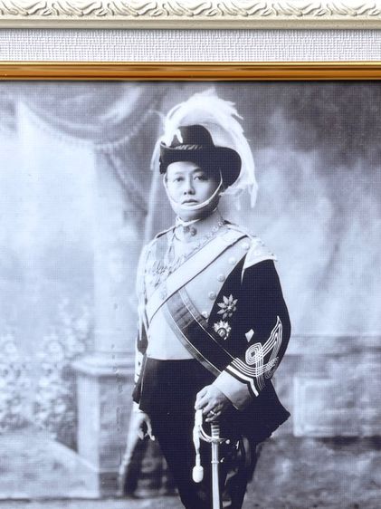 ภาพ รัชกาลที่6 พร้อมกรอบสะสม รูปที่ 6