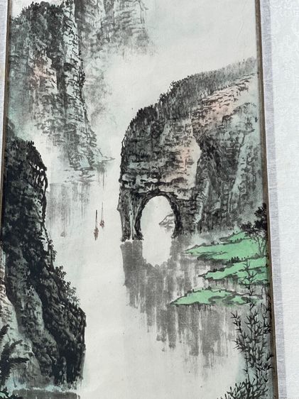 ภาพวาด ทิวทัศน์ภูเขาและสายน้ำ เก่าสะสม รูปที่ 11
