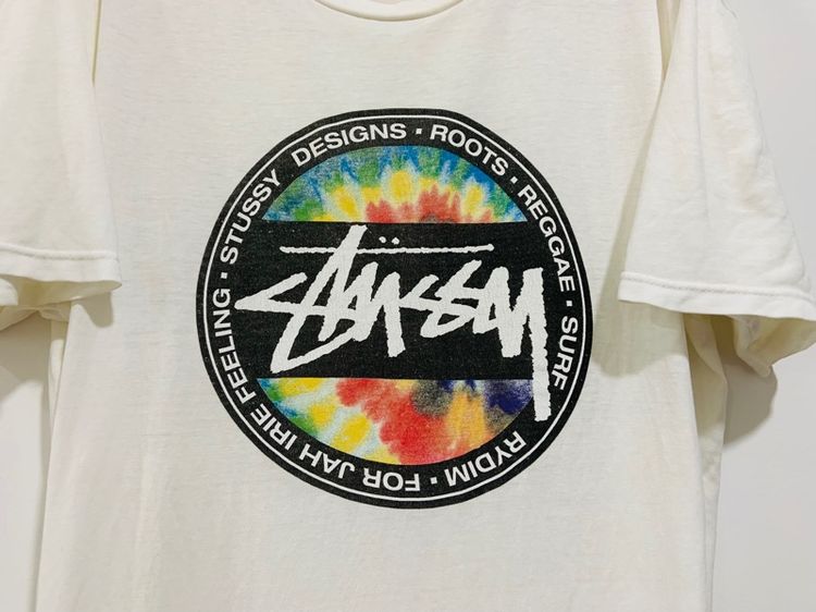 เสื้อยืด STUSSY แท้ 💯 size L ขนาด อก 22 ยาว 28.5  นิ้ว สภาพดีมาก ลายสวย เนื้อผ้านิ่มมาก หายากน่าสะสมครับ รูปที่ 2