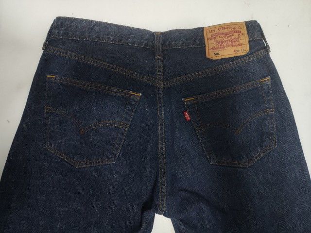 ลีวายส์ 501-0104 ของแท้ มือสอง W32 L34 เอววัดจริง 32 ยาว 44 ปลายขา 8 นิ้ว Made in Spain รูปที่ 3
