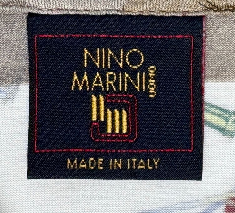 ⚠️ MADE IN ITALY‼️เสื้อโปโล NINO MARINI ของแท้ ลายสวยหายาก รูปที่ 2