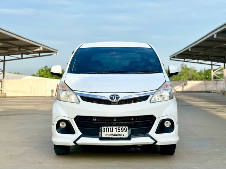 Toyota Avanza 2014 1.5 S Touring Van เบนซิน ไม่ติดแก๊ส เกียร์อัตโนมัติ ขาว รูปที่ 3