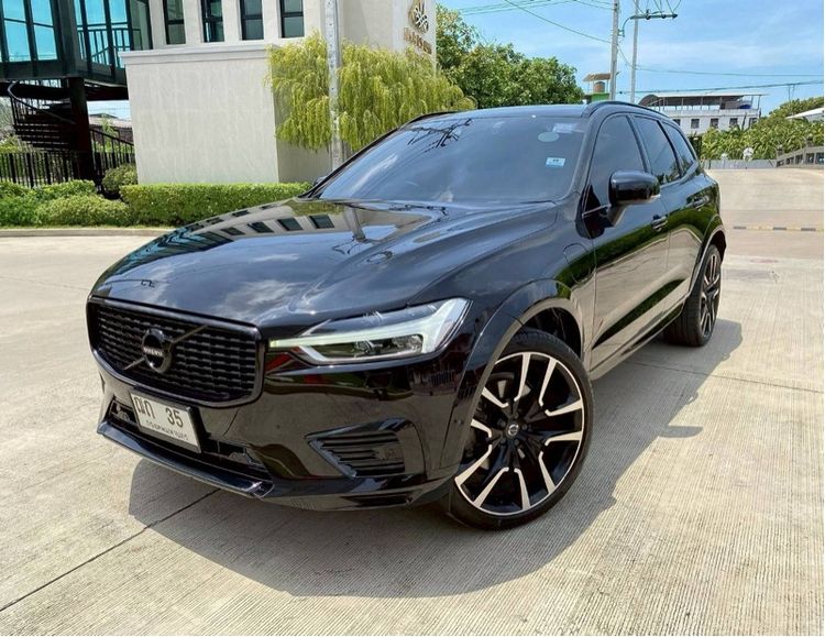Volvo XC60 2019 Utility-car ปลั๊กอินไฮบริด (PHEV) ไม่ติดแก๊ส เกียร์อัตโนมัติ ดำ รูปที่ 3