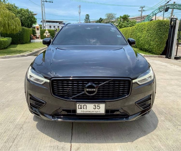Volvo XC60 2019 Utility-car ปลั๊กอินไฮบริด (PHEV) ไม่ติดแก๊ส เกียร์อัตโนมัติ ดำ รูปที่ 2