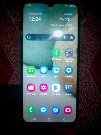Samsung Galaxy A12 (Exynos 850) Android 13 One UI 5.1 เครื่องไว ไม่ค้าง เล่นได้ทุกแอป เครื่องศูนย์ไทยแท้ ฟรีอุปกรณ์ครบกล่อง