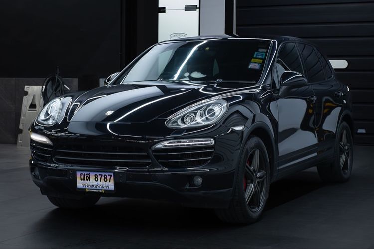 รถ Porsche Cayenne 3.0 Diesel 4WD สี ดำ