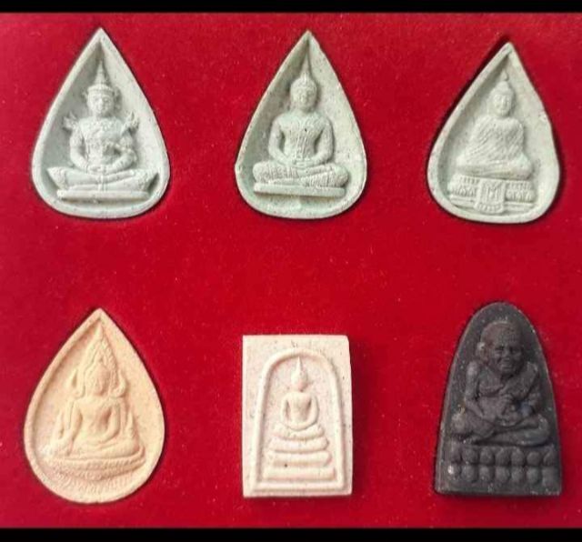 งานเก่าสะสมพระเนื้อผงครบชุด 190 บาทรวมส่ง รูปที่ 3