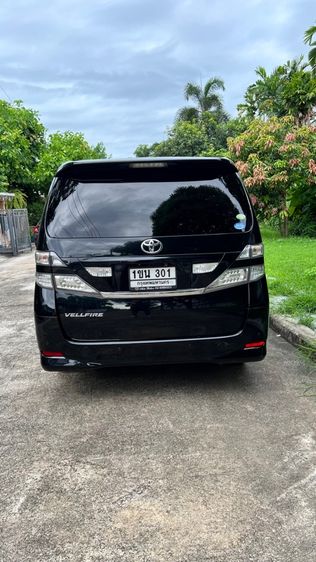 Toyota Vellfire 2010 2.4 V Van เบนซิน ไม่ติดแก๊ส เกียร์อัตโนมัติ ดำ รูปที่ 4