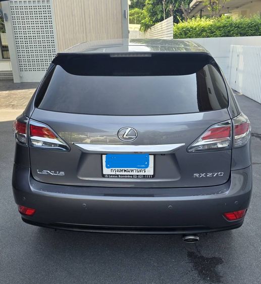 Lexus RX270 2012 2.7 Premium Utility-car เบนซิน เกียร์อัตโนมัติ เทา รูปที่ 4