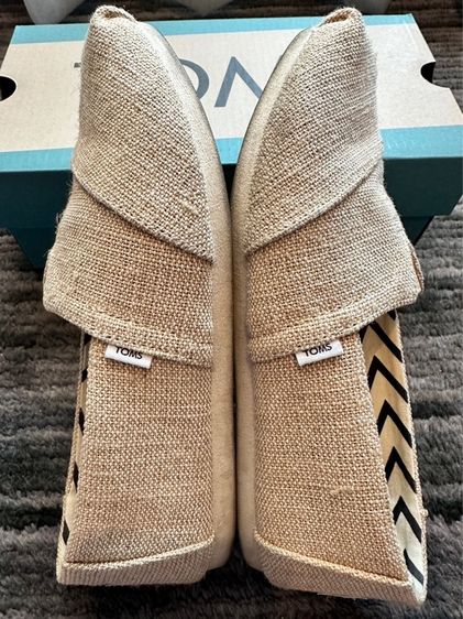 รองเท้าลำลองผู้หญิง สลิปออน TOMS รุ่น Alpargata Natural Undyed Heritage Canvas  รูปที่ 2