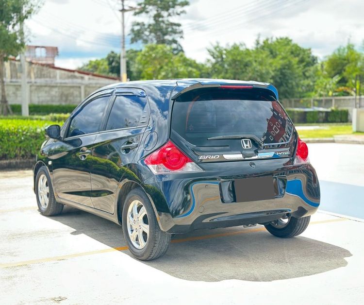 Honda Brio 2018 1.2 V Sedan เบนซิน ไม่ติดแก๊ส เกียร์อัตโนมัติ ดำ รูปที่ 4