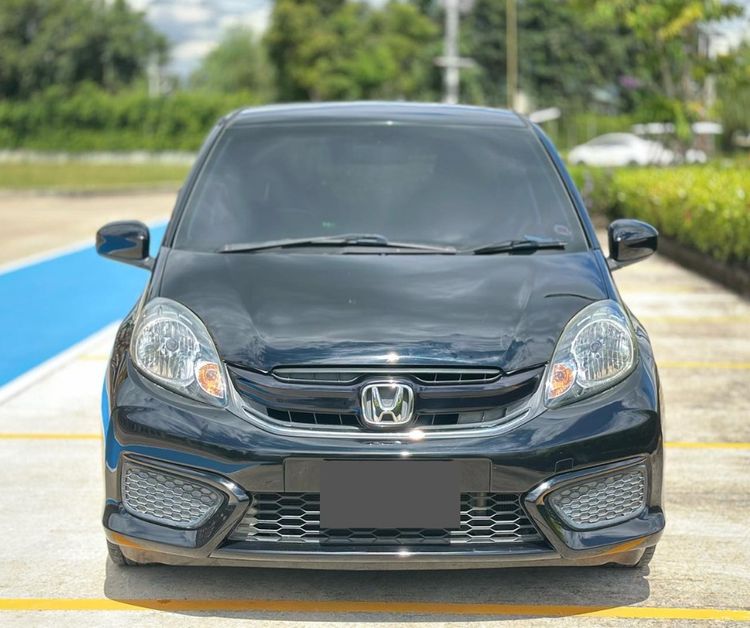 Honda Brio 2018 1.2 V Sedan เบนซิน ไม่ติดแก๊ส เกียร์อัตโนมัติ ดำ รูปที่ 2