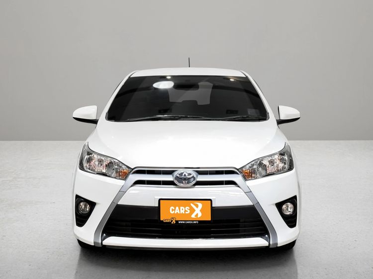 Toyota Yaris 2014 1.2 E Sedan เบนซิน ไม่ติดแก๊ส เกียร์อัตโนมัติ ขาว รูปที่ 3