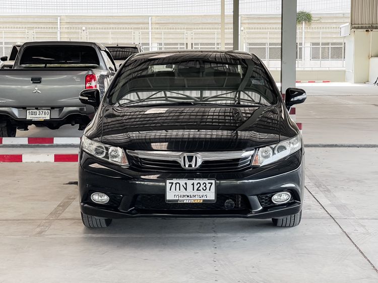Honda Civic 2013 1.8 S i-VTEC Sedan เบนซิน ไม่ติดแก๊ส เกียร์อัตโนมัติ ดำ รูปที่ 2