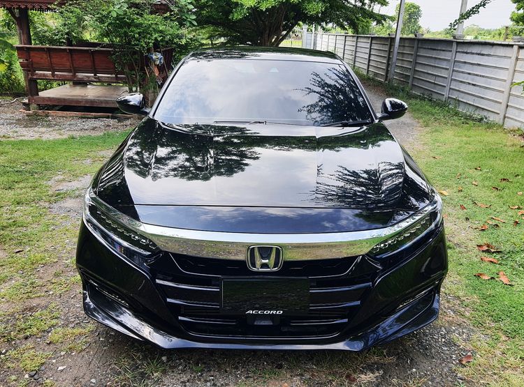 Honda Accord 2022 1.5 Turbo EL Sedan เบนซิน ไม่ติดแก๊ส เกียร์อัตโนมัติ ดำ รูปที่ 3