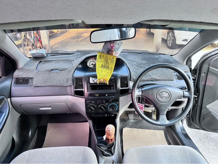 Toyota Vios 2005 1.5 E เบนซิน เกียร์ธรรมดา ดำ รูปที่ 4