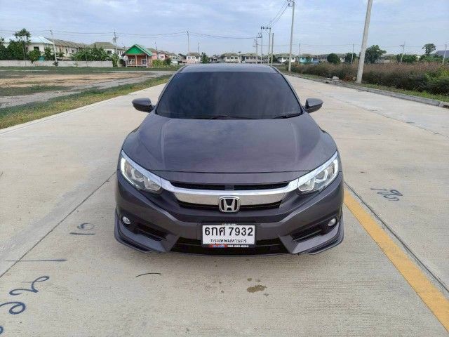 Honda Civic 2018 1.8 EL i-VTEC Sedan เบนซิน เกียร์อัตโนมัติ เทา รูปที่ 3