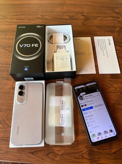 อื่นๆ Vivo V70 FE RAM 8 ROM 256Gb สีเงิน  ครบกล่อง มือหนึ่ง