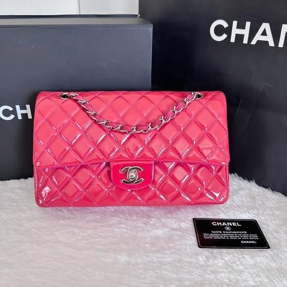 Chanel หนังแท้ หญิง ชมพู Handbag