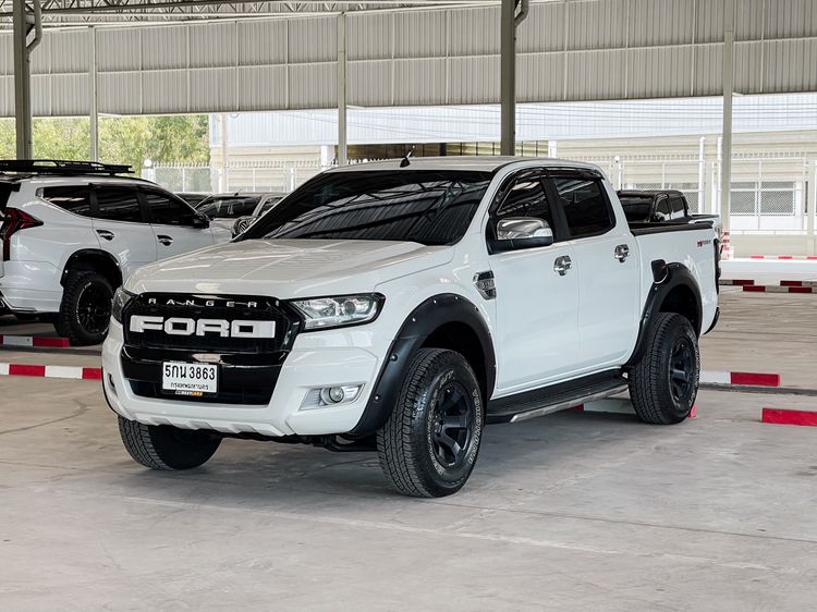 รถ Ford Ranger 2.2 Hi-Rider XLT สี ขาว