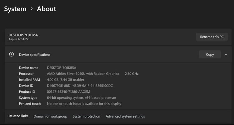Acer Aspire 3 รูปที่ 5