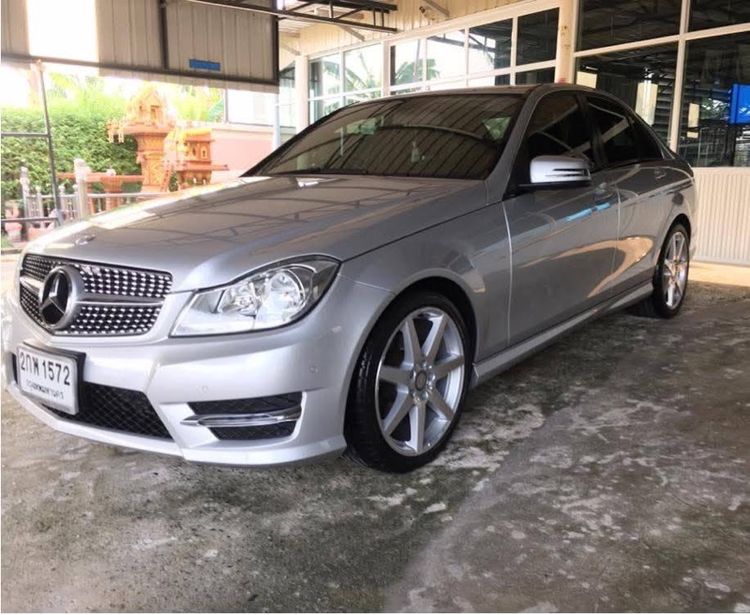 Mercedes-Benz C-Class 2013 C200 CGI Sedan เบนซิน ไม่ติดแก๊ส เกียร์อัตโนมัติ บรอนซ์เงิน รูปที่ 2