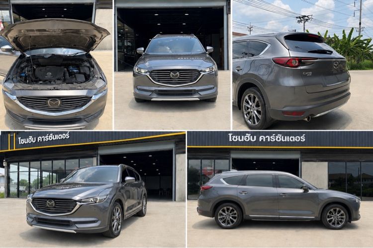 รถ Mazda CX-8 2.2 XDL Exclusive 4WD สี น้ำตาล