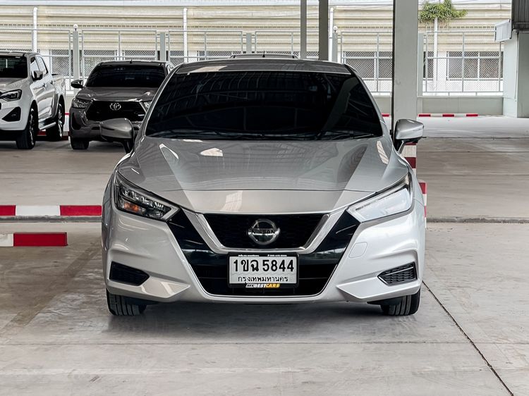 Nissan Almera 2020 1.0L Turbo V CVT Sedan เบนซิน ไม่ติดแก๊ส เกียร์อัตโนมัติ เทา รูปที่ 2