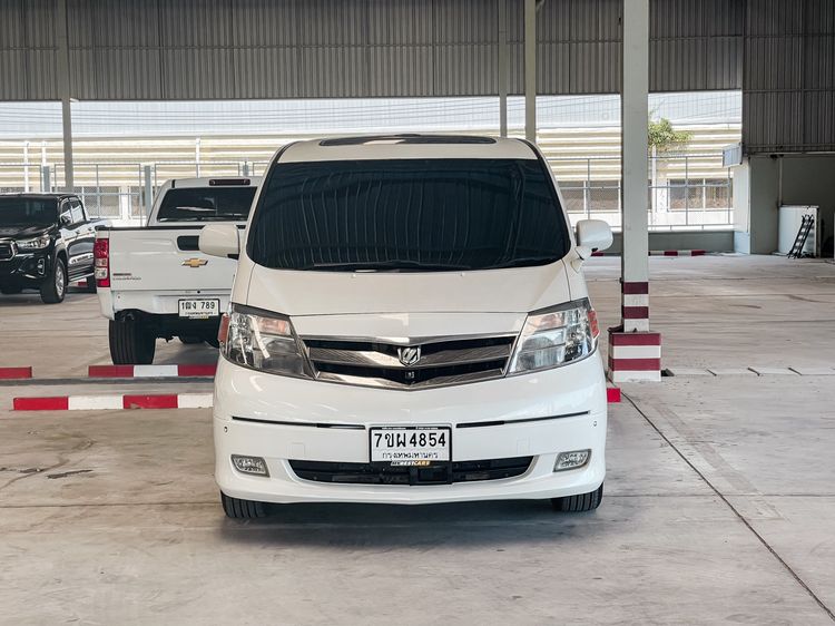 Toyota Alphard 2007 2.4 Hybrid E-Four 4WD Utility-car ไฮบริด ไม่ติดแก๊ส เกียร์อัตโนมัติ ขาว รูปที่ 2