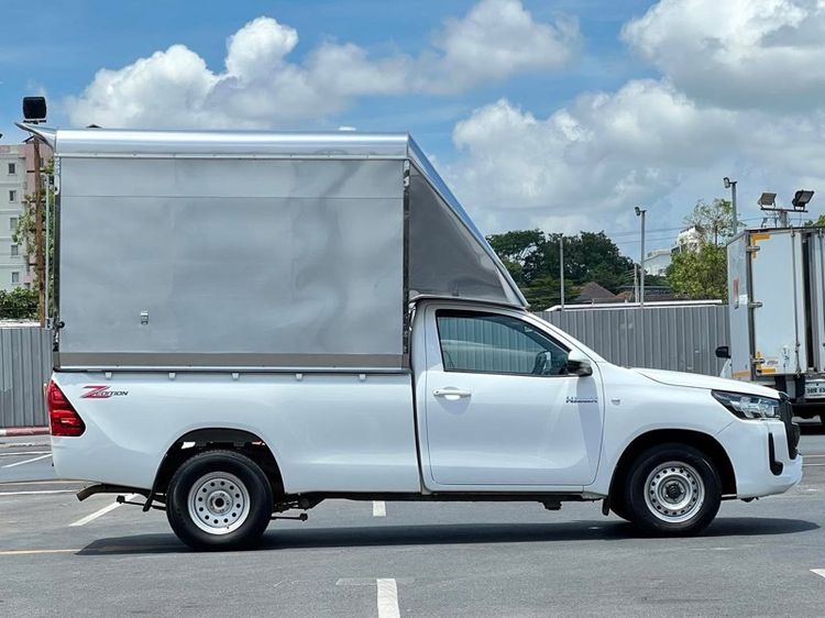 Toyota Hilux Revo 2021 2.4 Entry Pickup ดีเซล ไม่ติดแก๊ส เกียร์ธรรมดา ขาว รูปที่ 3
