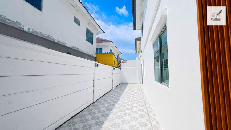 มีบางส่วน รีโนเวทใหม่สไตล์ Minimal Modern พฤกษาวิลล์ 55  สุเหร่าคลองหนึ่ง 15 หทัยราษฎร์ กีบหมู แปลงมุม 23 ตรว รูปที่ 4