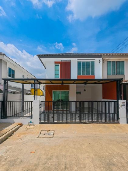 มีบางส่วน รีโนเวทใหม่สไตล์ Minimal Modern พฤกษาวิลล์ 55  สุเหร่าคลองหนึ่ง 15 หทัยราษฎร์ กีบหมู แปลงมุม 23 ตรว รูปที่ 2