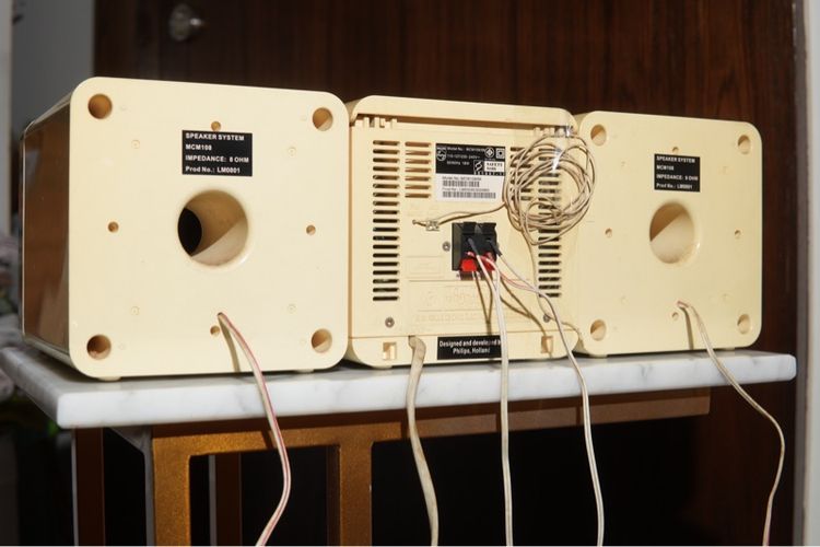 CD Player และ Speakers Vintage Philips mcm108 98 รูปที่ 8